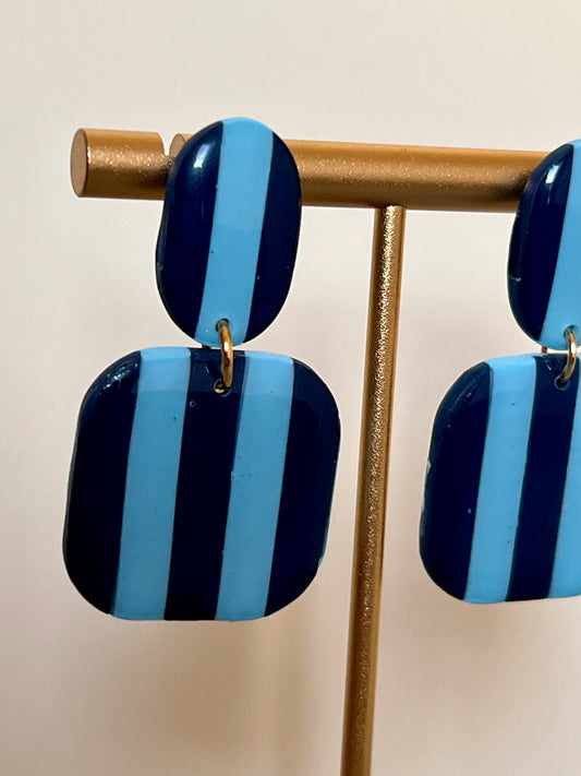 Cova rayas azul marino