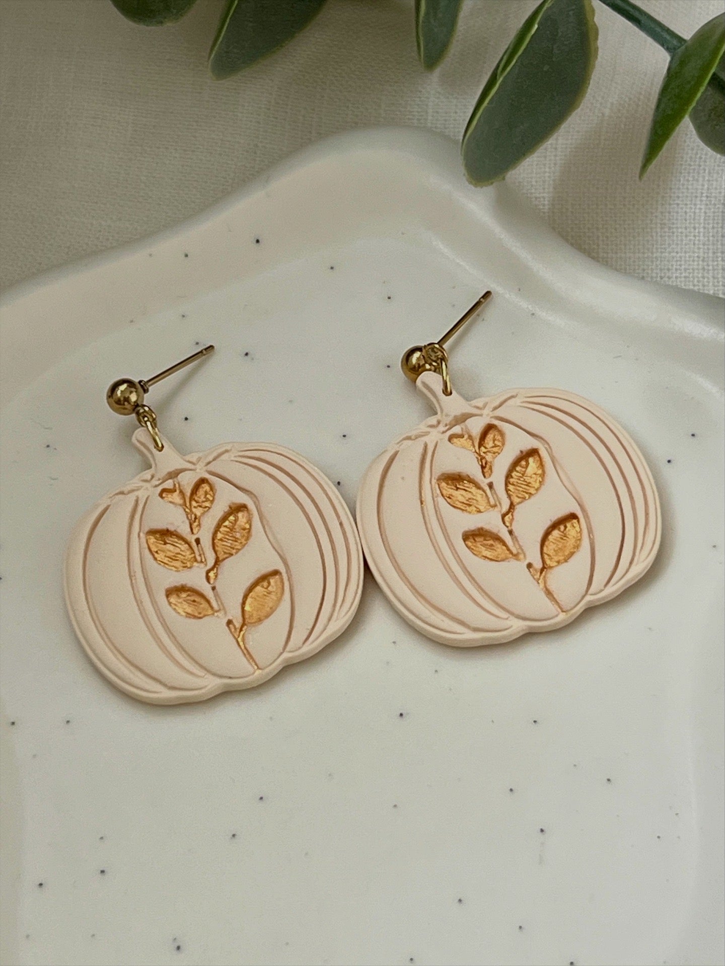 Calabaza blanco roto