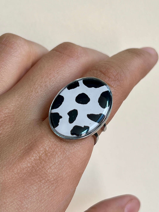 Clara maxi estampado vaquita