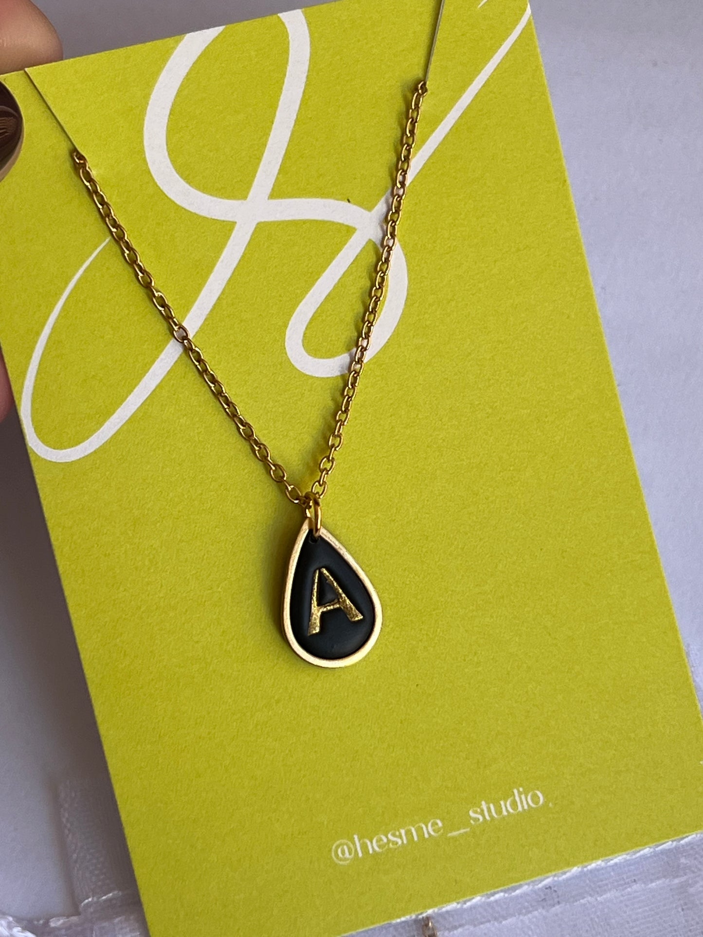 Collar lágrima personalizado