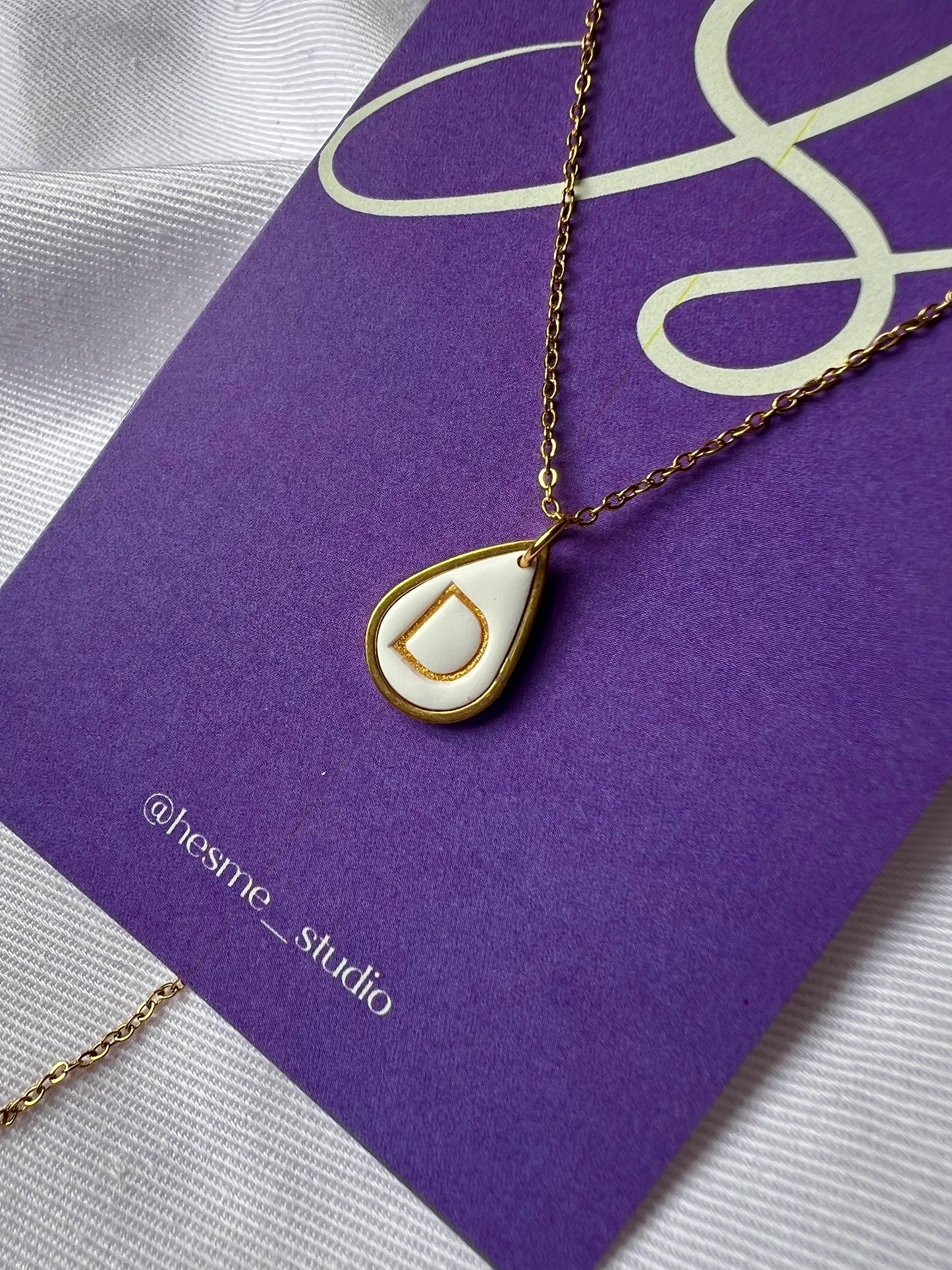 Collar lágrima personalizado