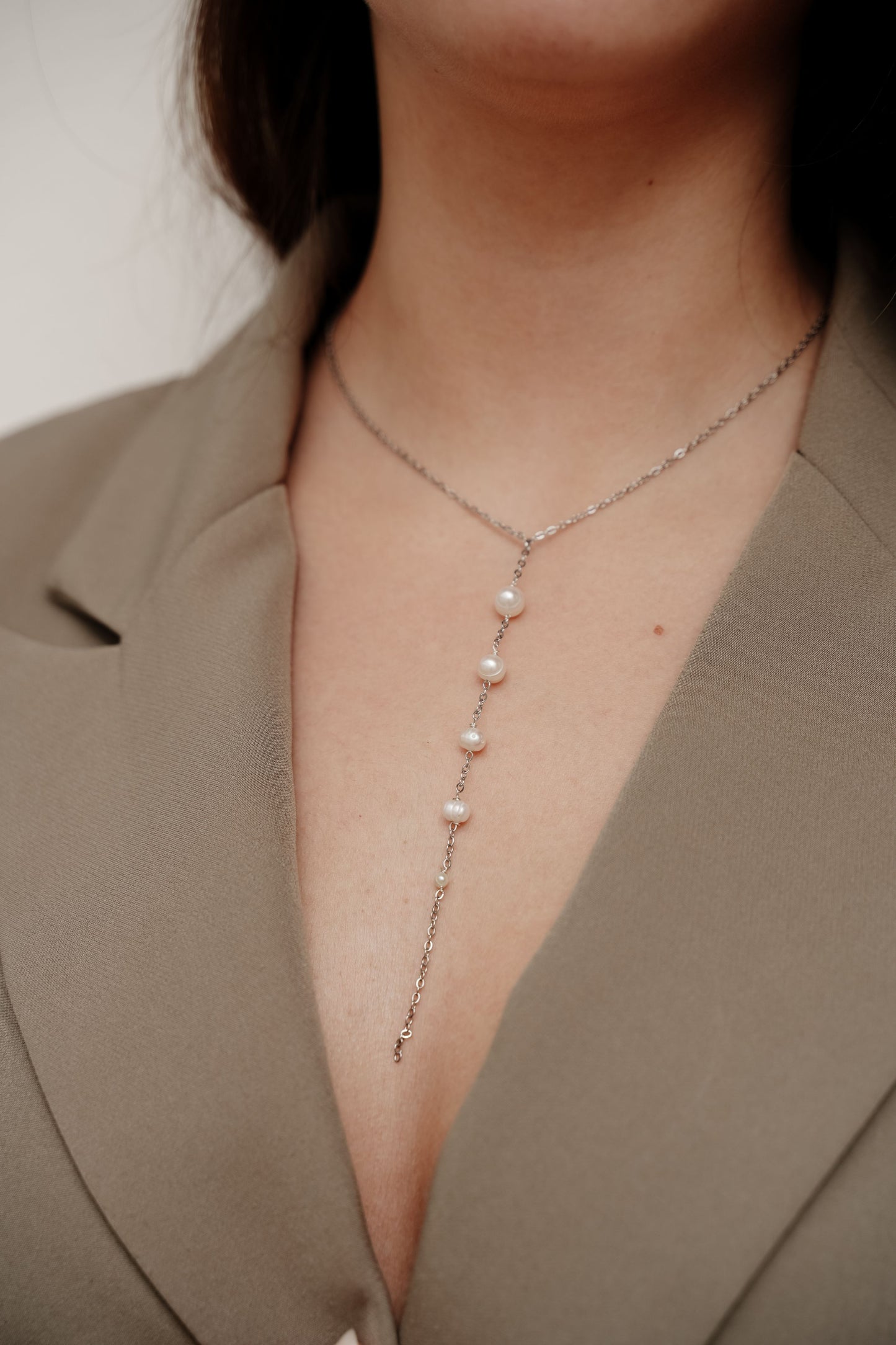 Collar Ophira plateado