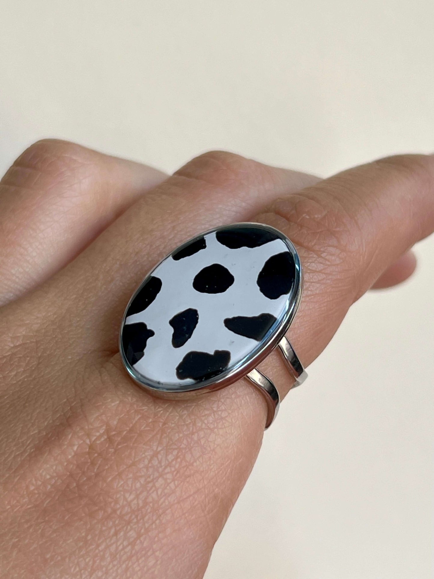 Clara maxi estampado vaquita