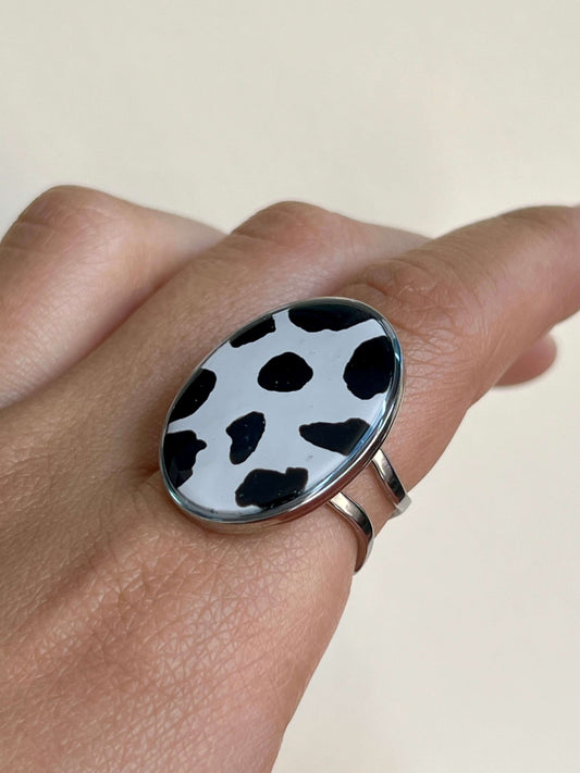 Clara maxi estampado vaquita