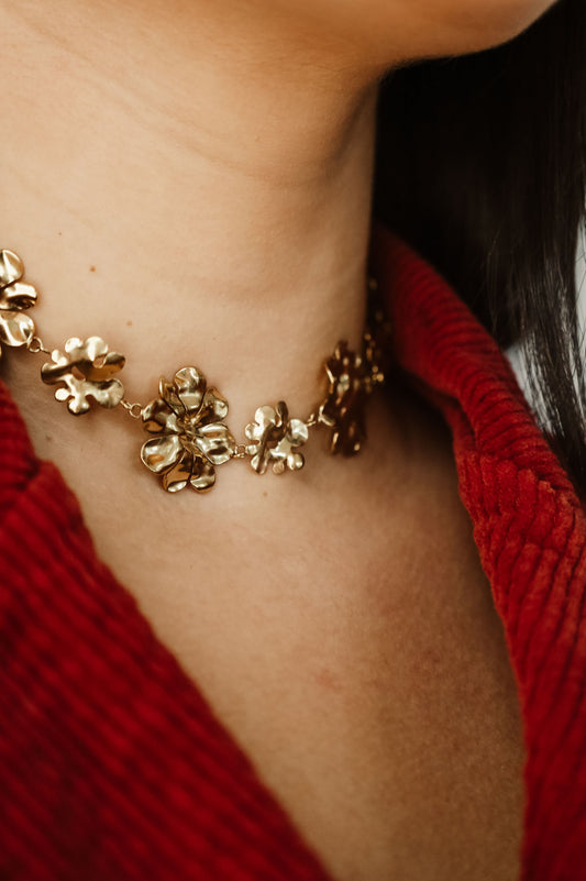 Chocker Nerina dorado