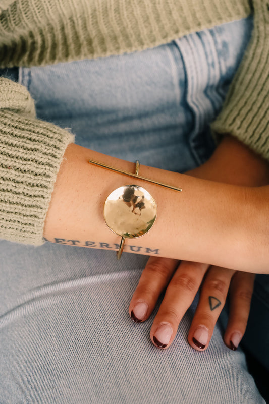 Brazalete Elara dorado