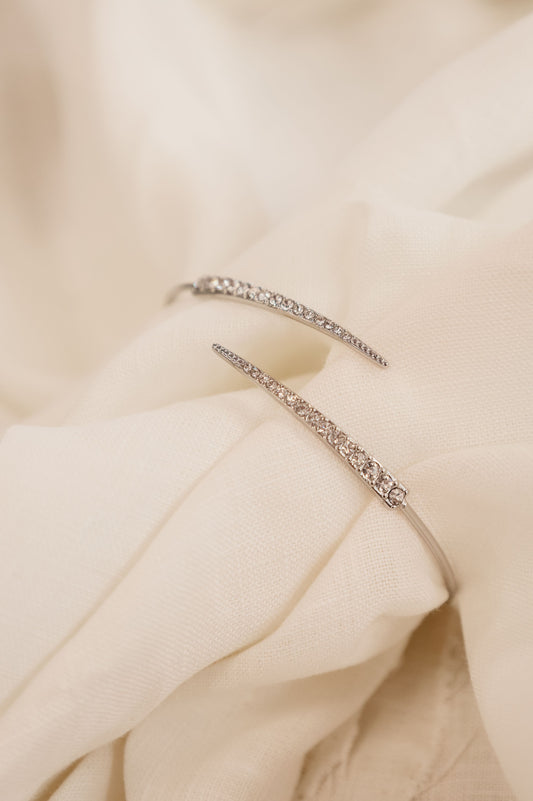 Brazalete Lúmina plateado