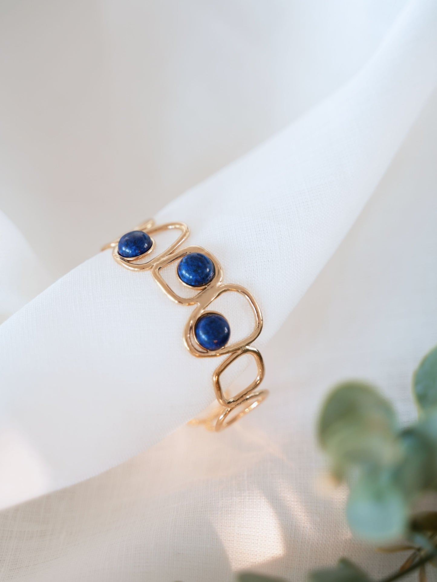 Brazalete Cleo azul