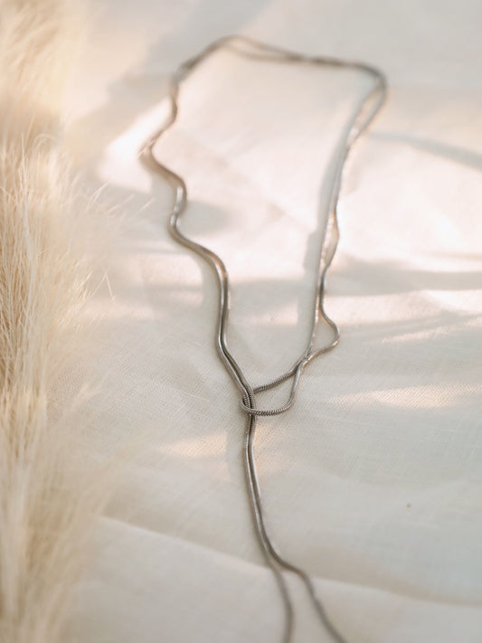 Collar Caelis plateado