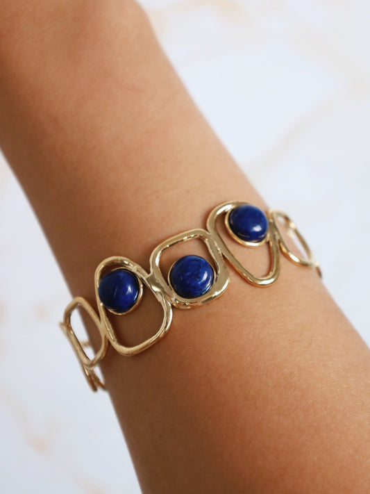 Brazalete Cleo azul