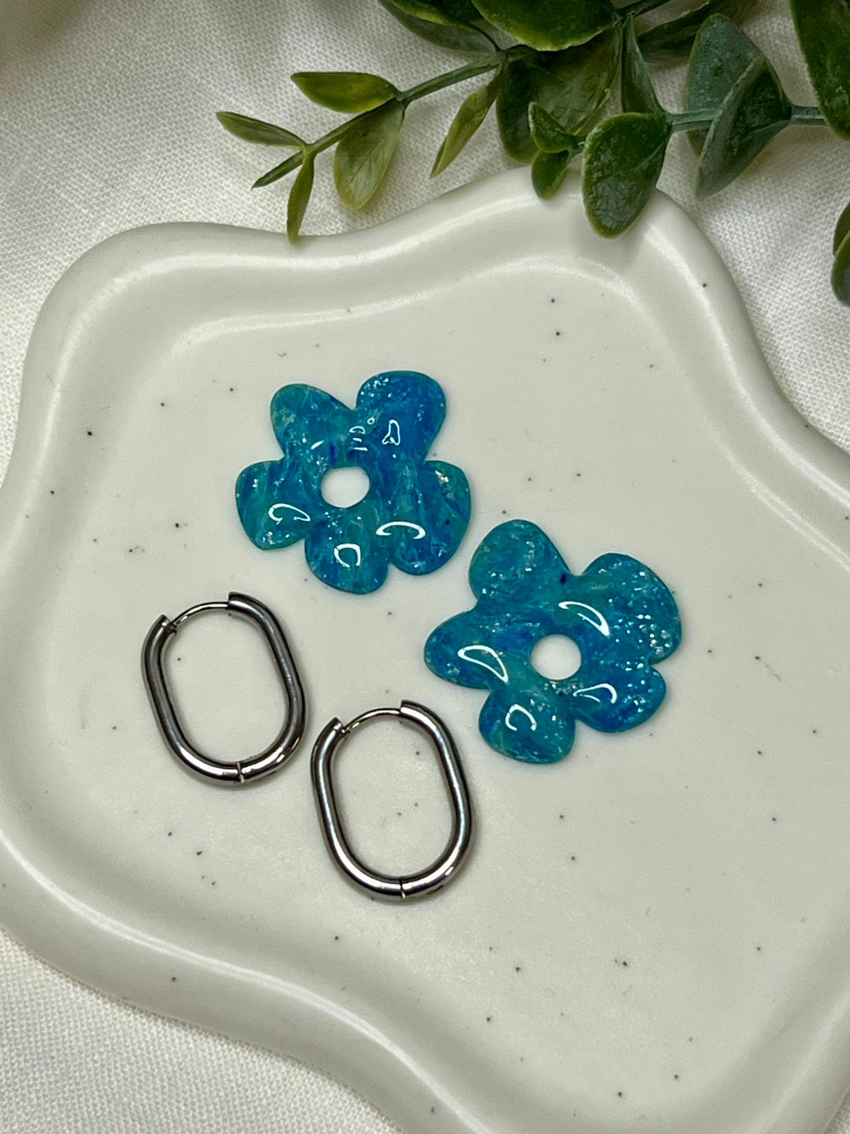 Flora mármol turquesa