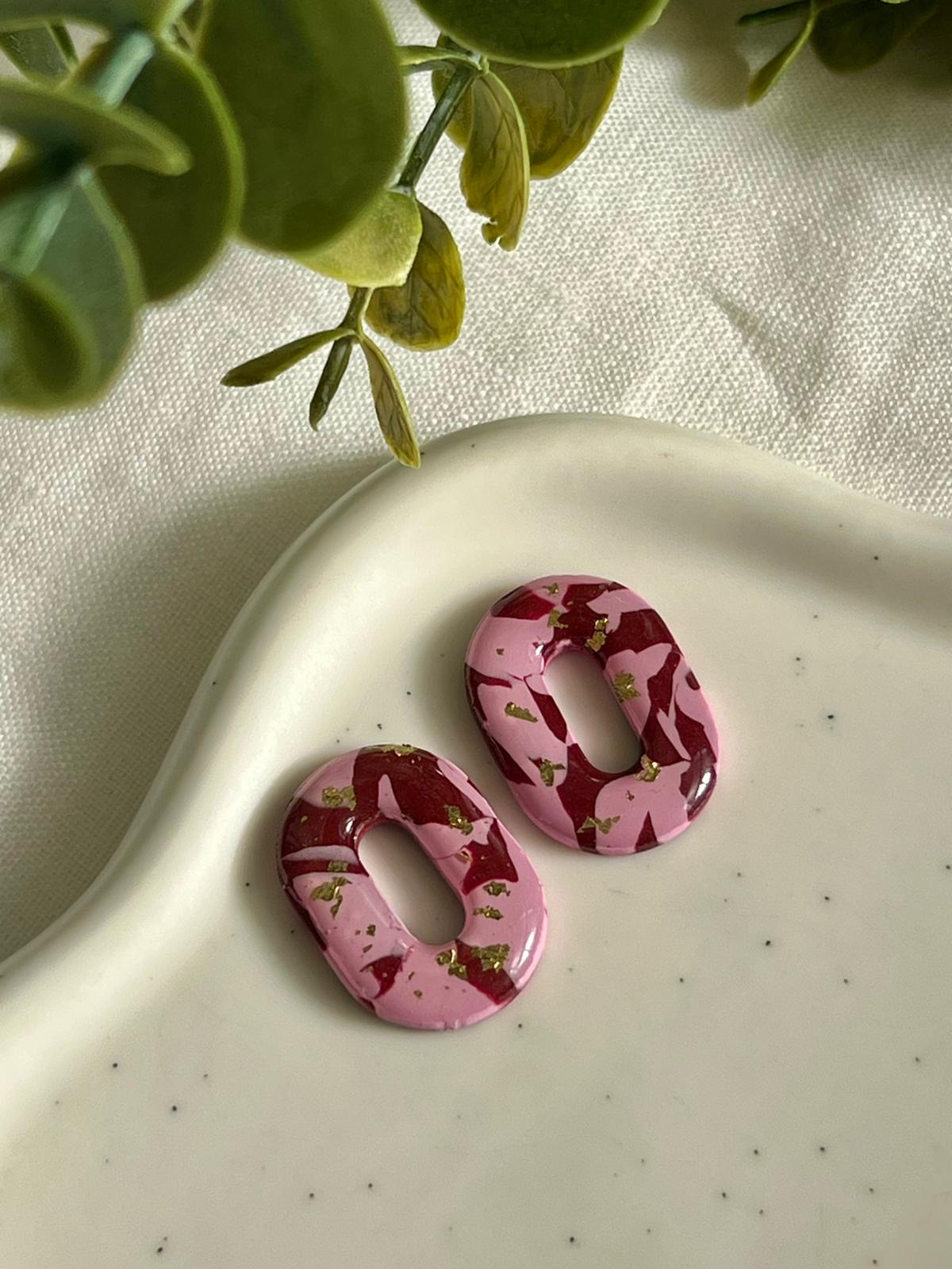 Mini Clers burdeos y rosa