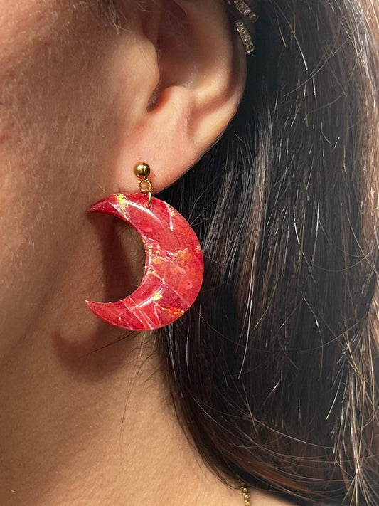 Luna mármol burdeos