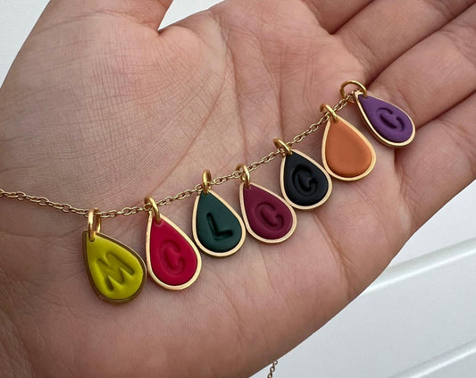 Collar lágrima personalizado