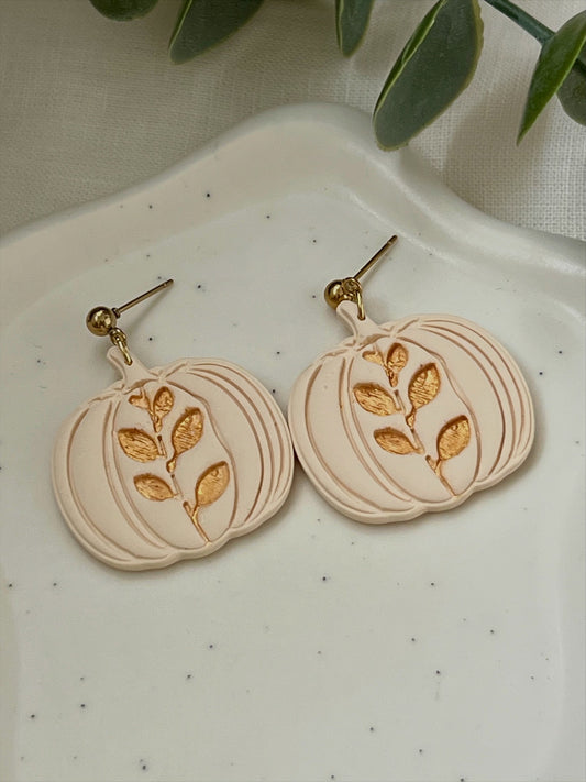 Calabaza blanco roto