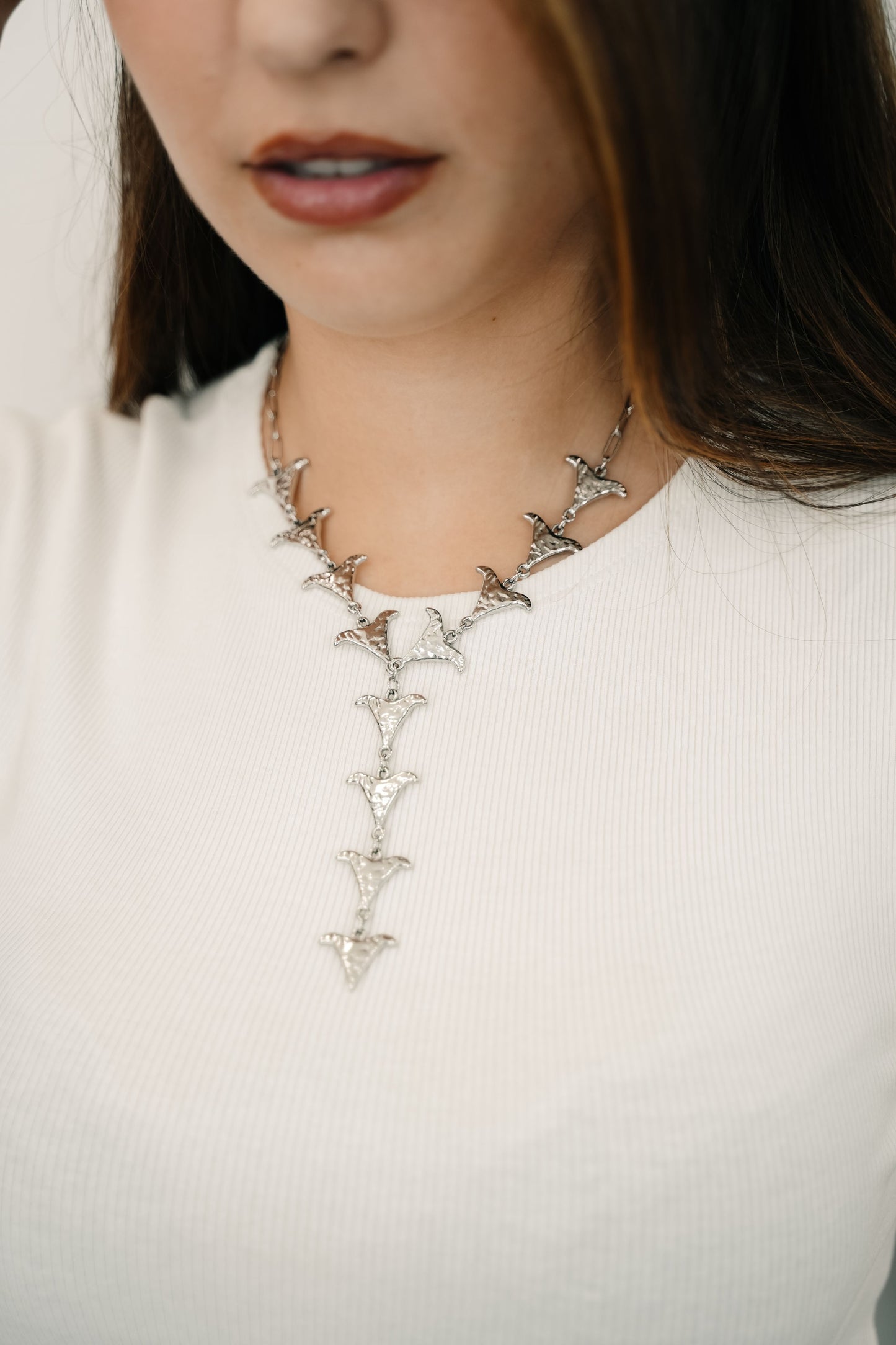 Collar Vélia plateado