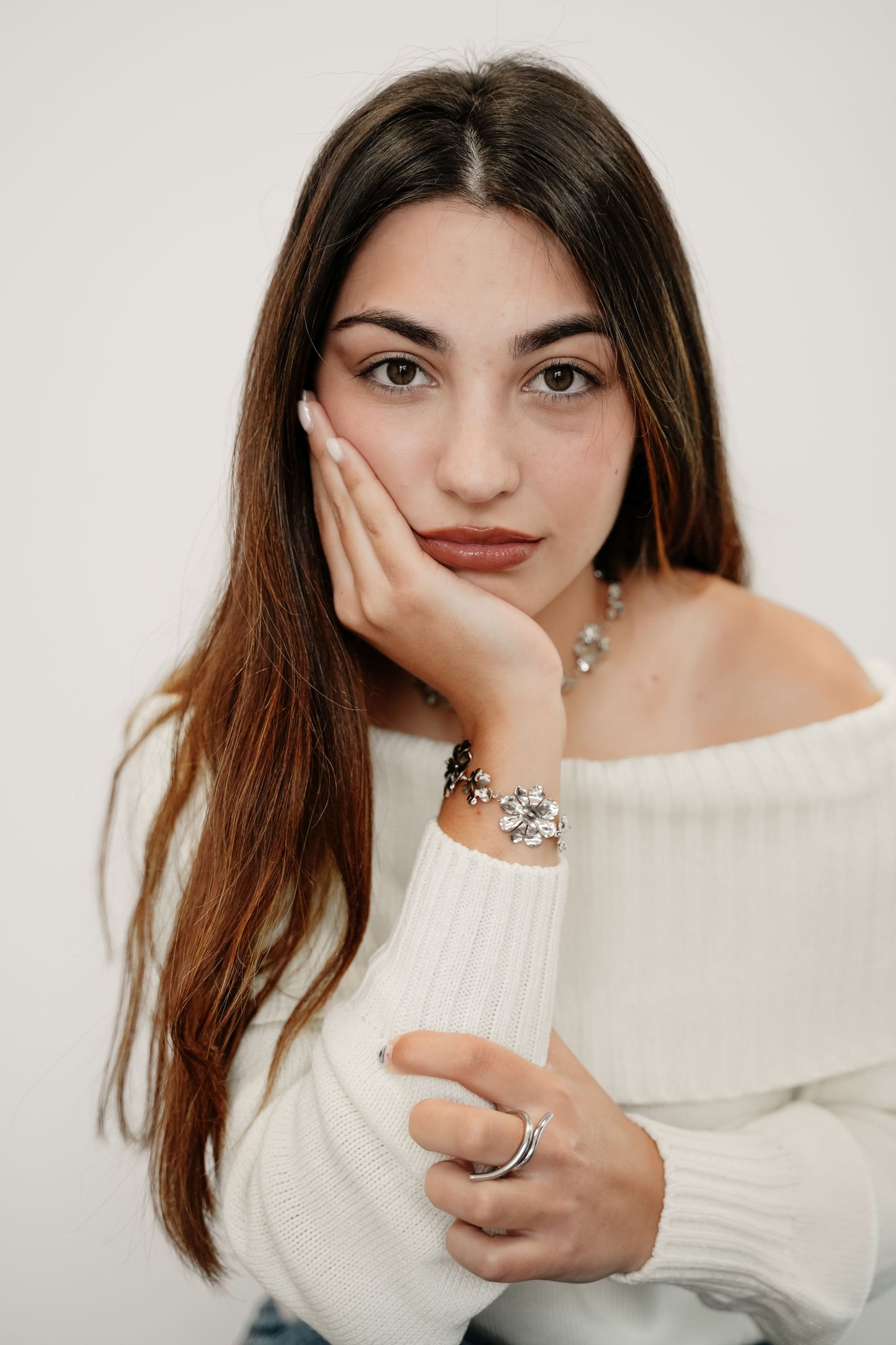 Pulsera Nerina plateado