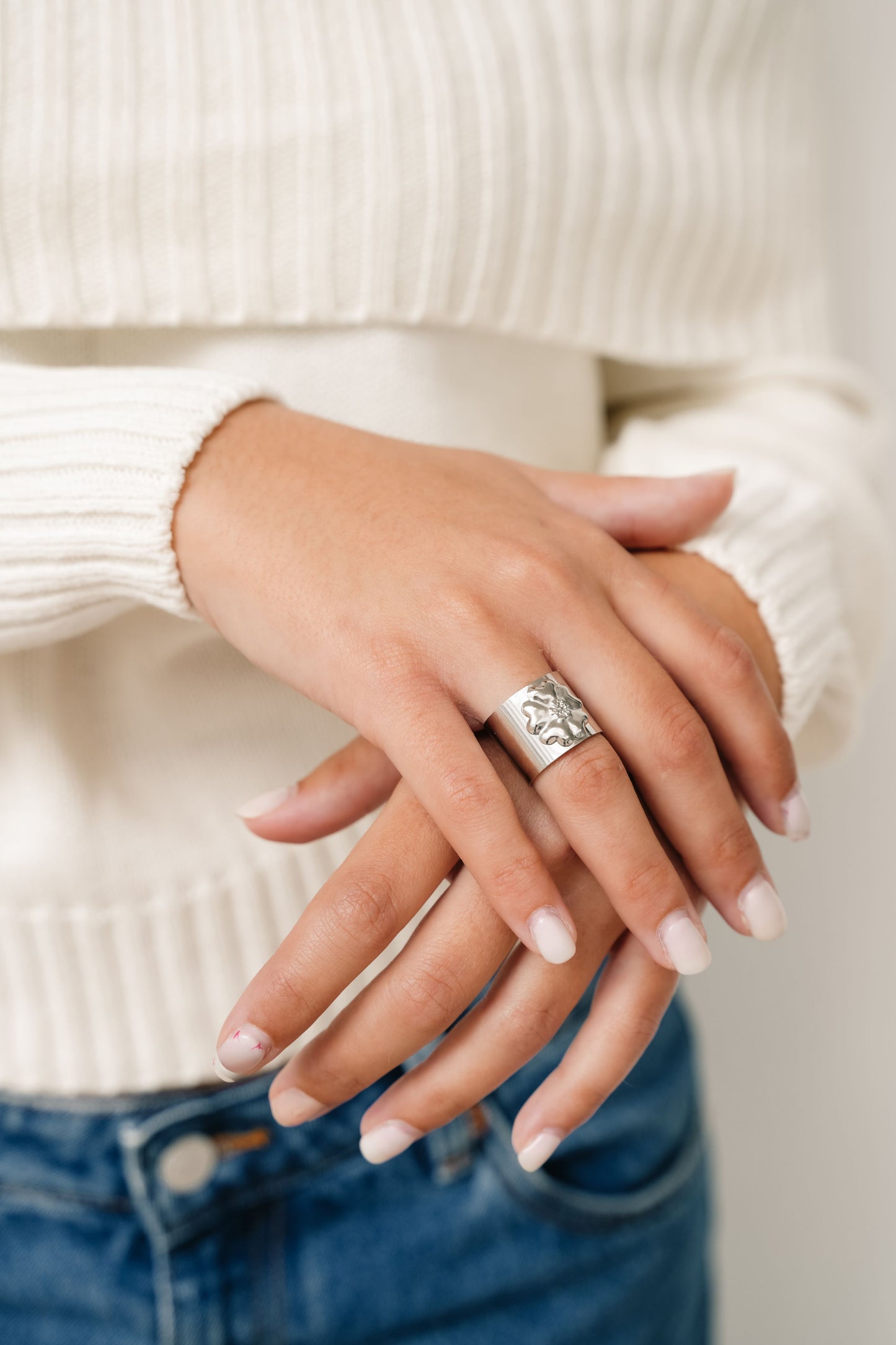 Anillo Liora plateado