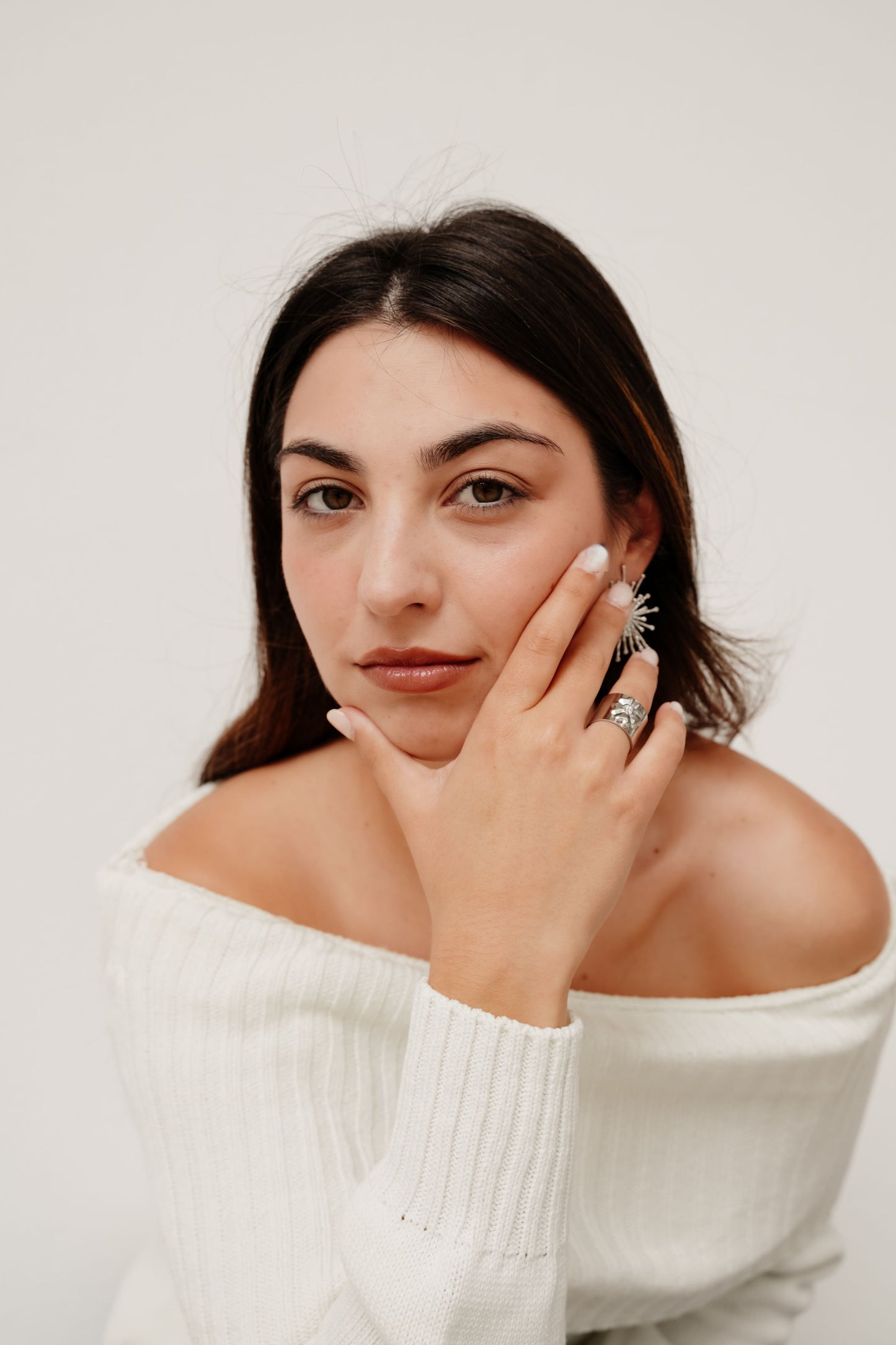 Anillo Liora plateado