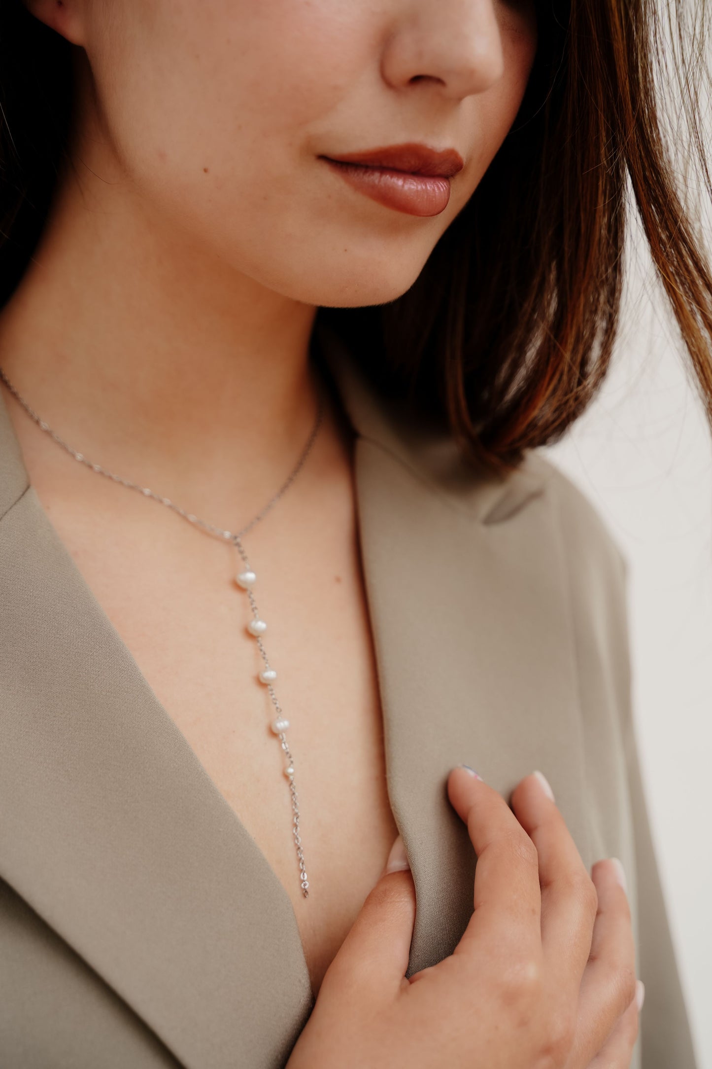 Collar Ophira plateado