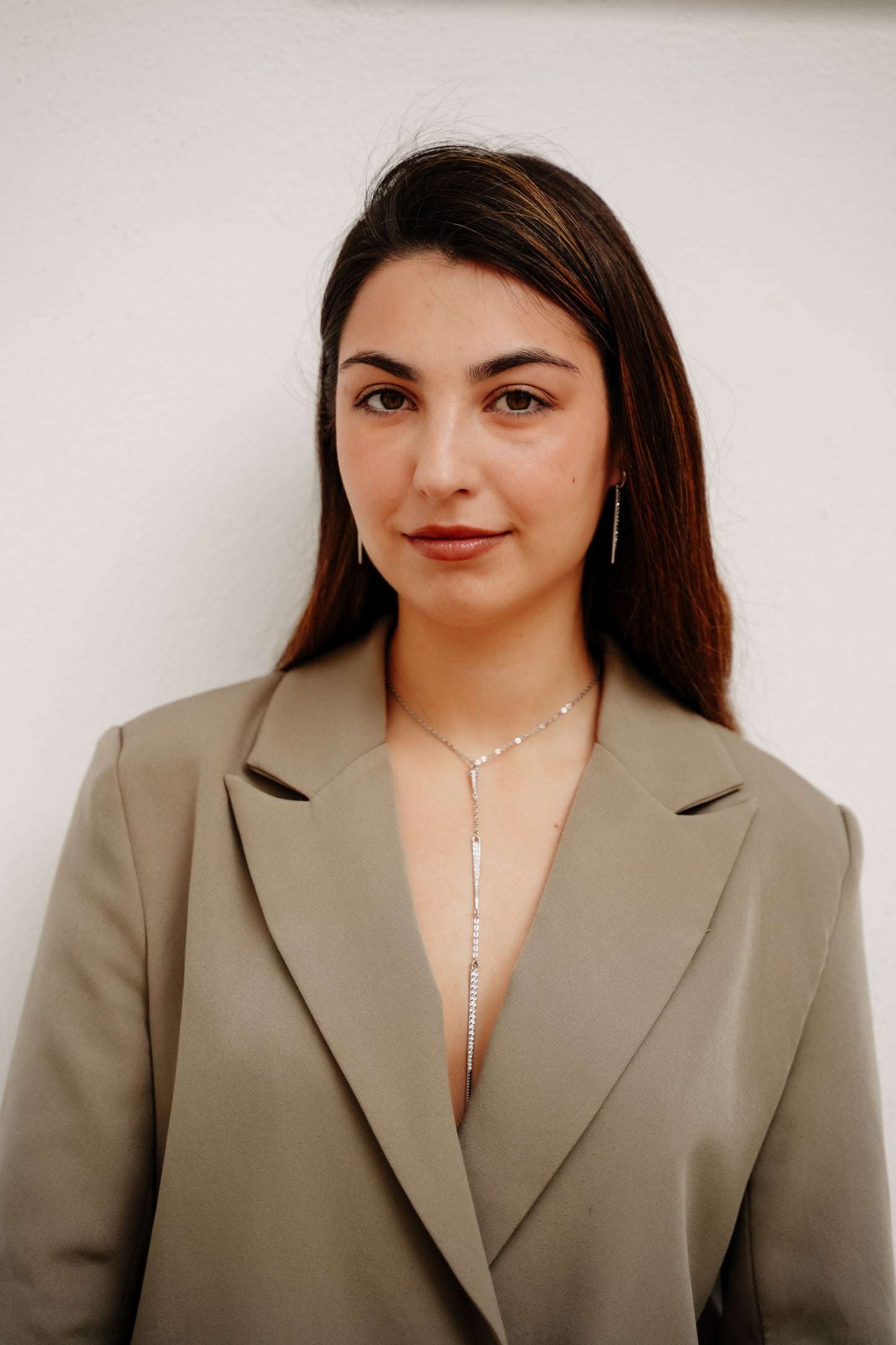 Collar Lúmina plateado