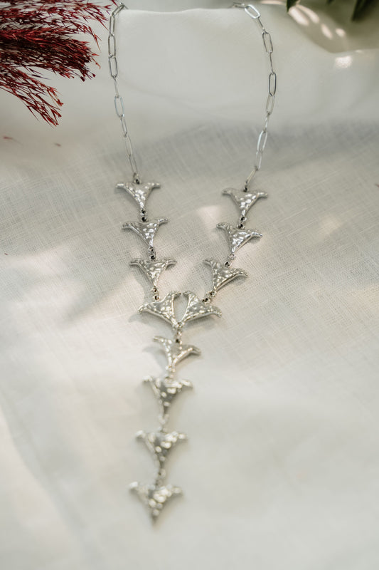 Collar Vélia plateado