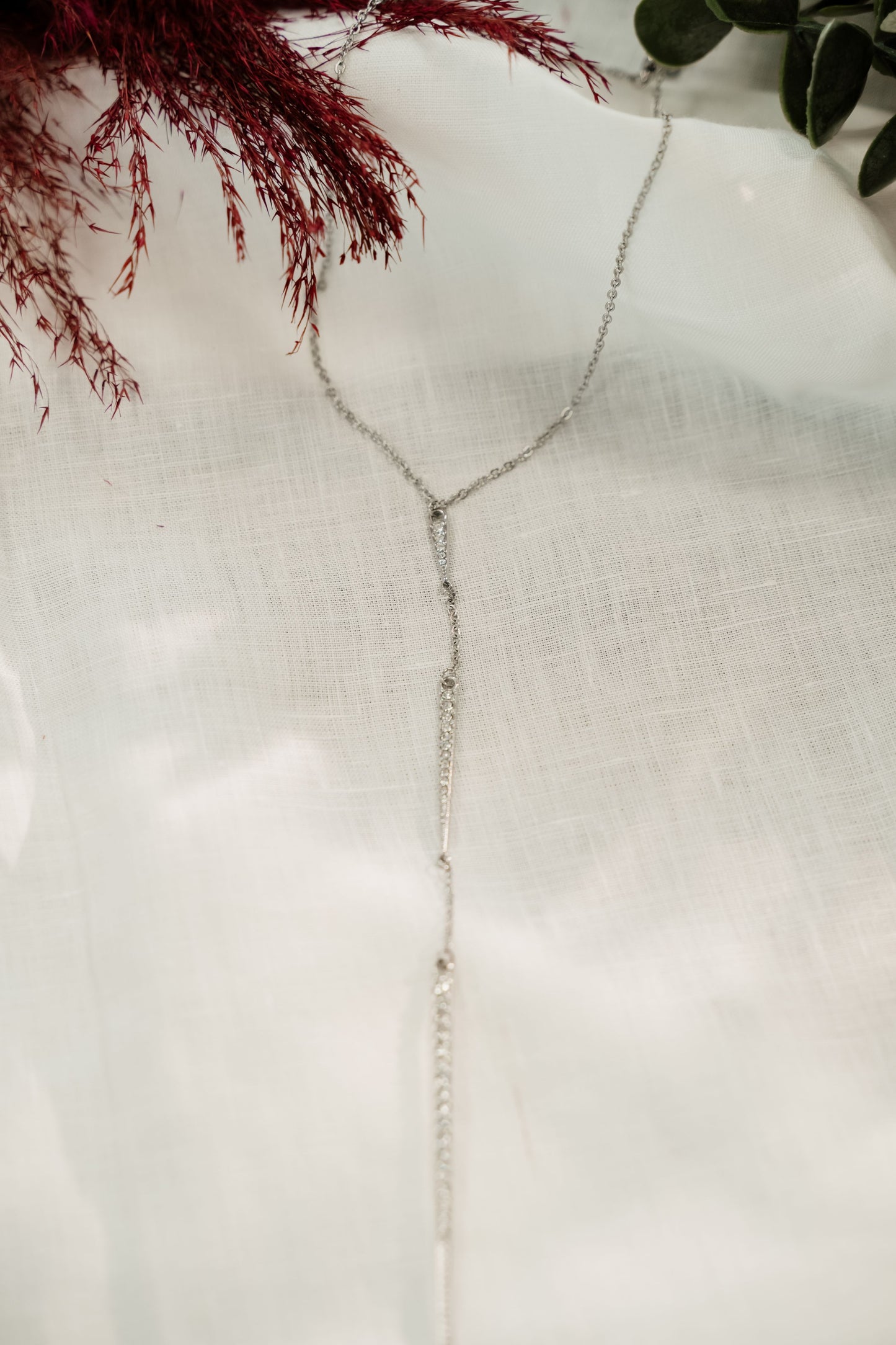 Collar Lúmina plateado