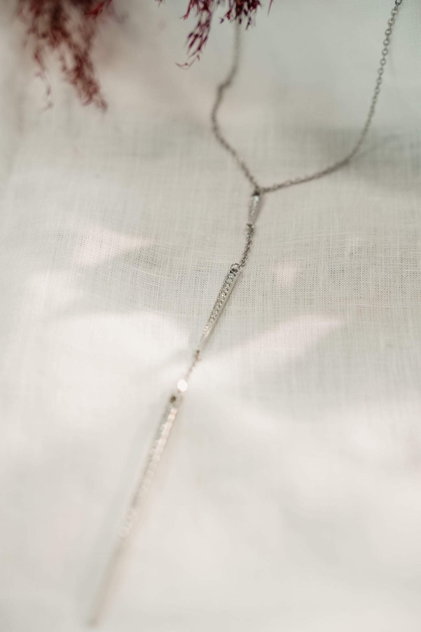 Collar Lúmina plateado