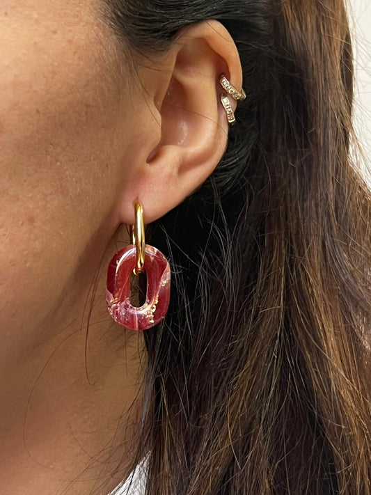 Mini Clers mármol burdeos