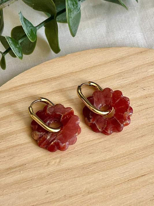 Margaret mármol burdeos