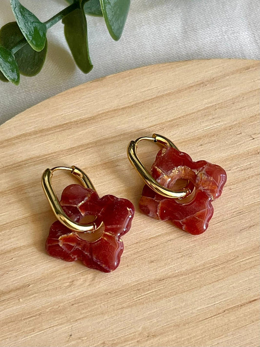 Luján mármol burdeos