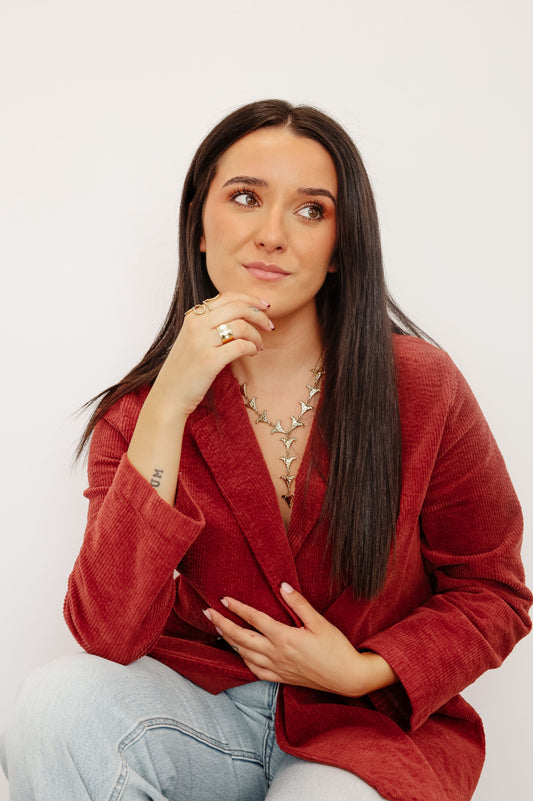 Collar Vélia dorado