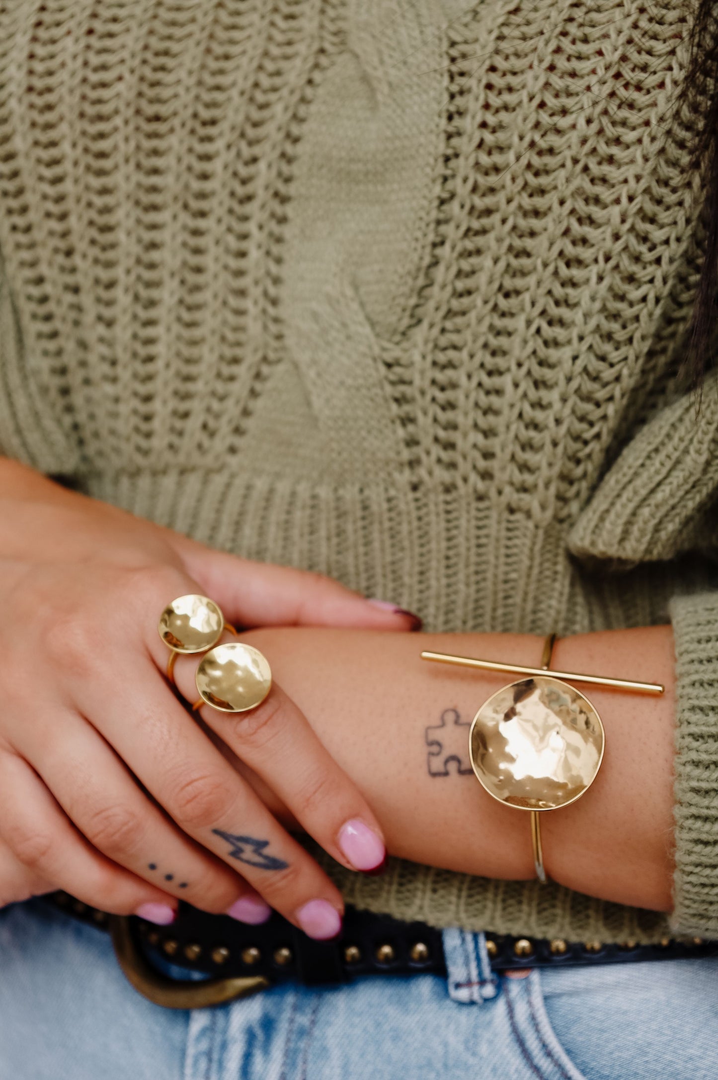 Brazalete Elara dorado