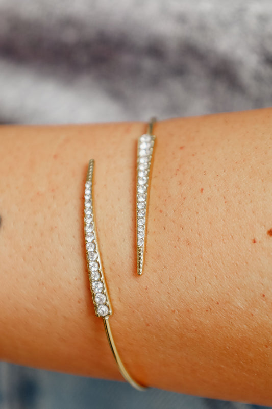 Brazalete Lúmina dorado