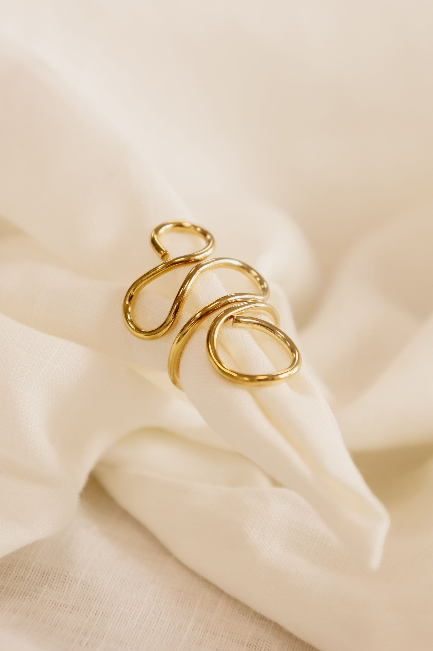 Anillo Opaline dorado