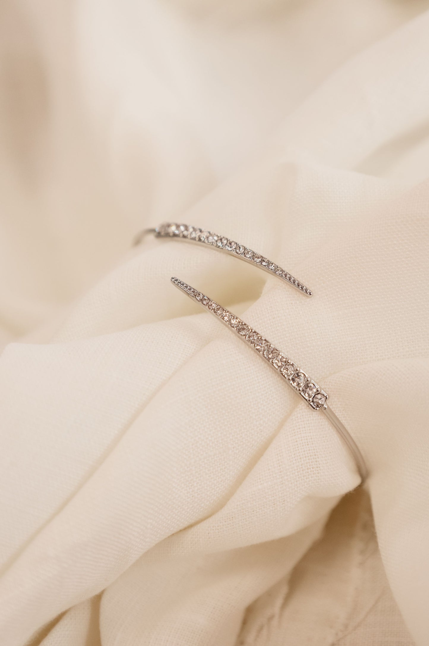 Brazalete Lúmina plateado