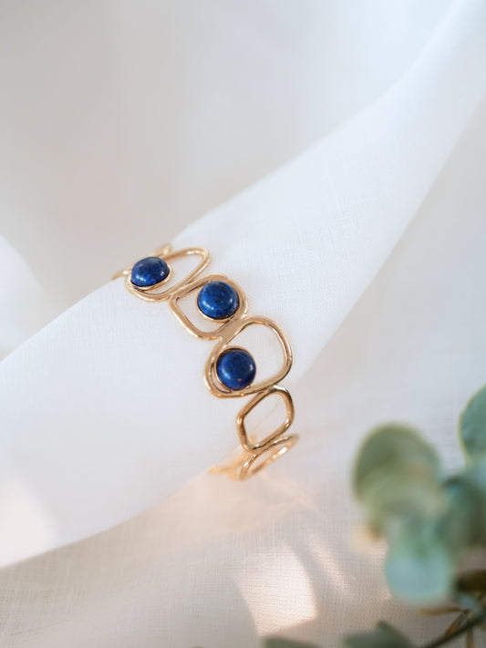 Brazalete Cleo azul
