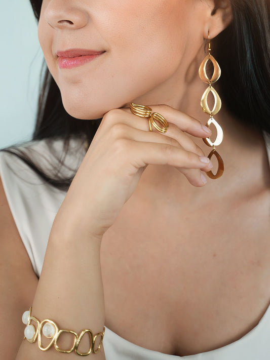 Brazalete Cleo blanco