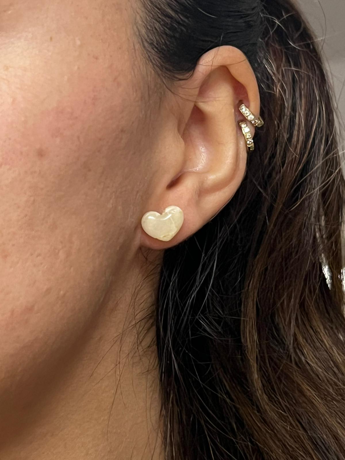 Mini mini Cardia mármol blanco