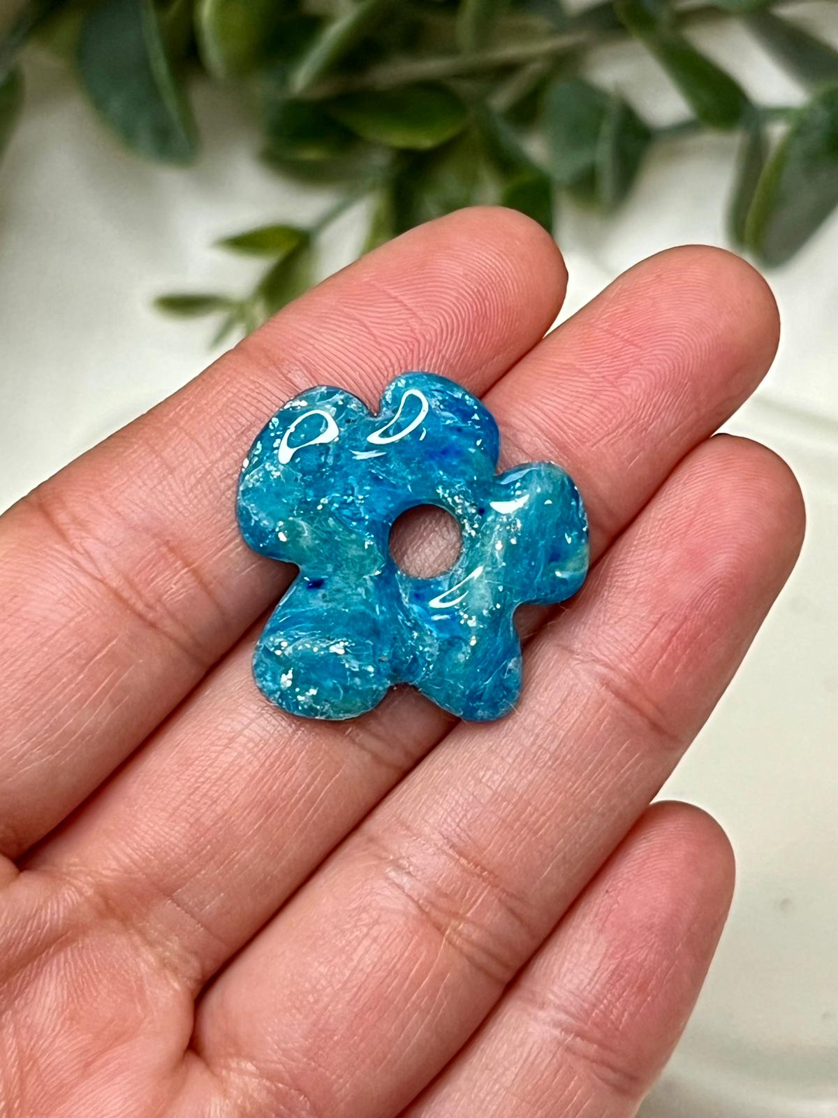 Flora mármol turquesa