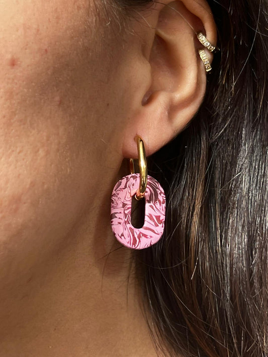 Mini Clers burdeos y rosa