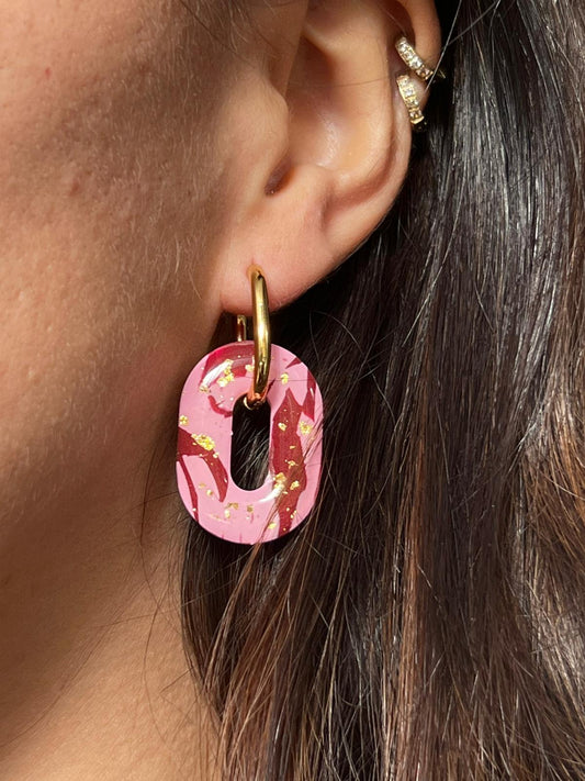 Clers burdeos y rosa