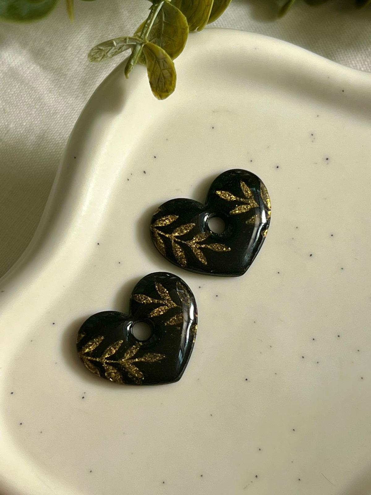 Heartie negro floral