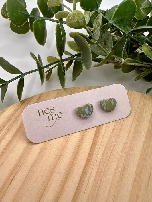 Mini mini Cardia azul y caqui