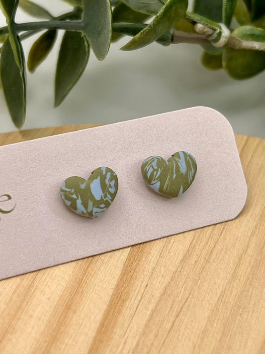 Mini mini Cardia azul y caqui