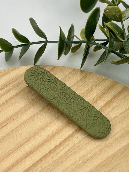 Pasador floral caqui