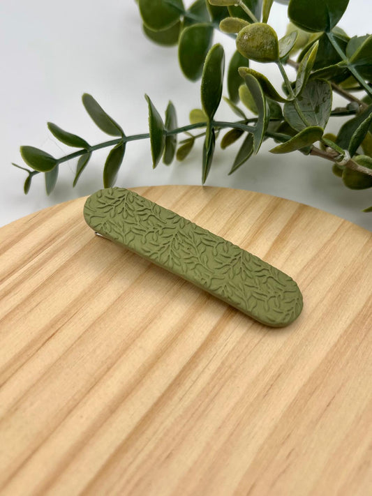 Pasador floral caqui